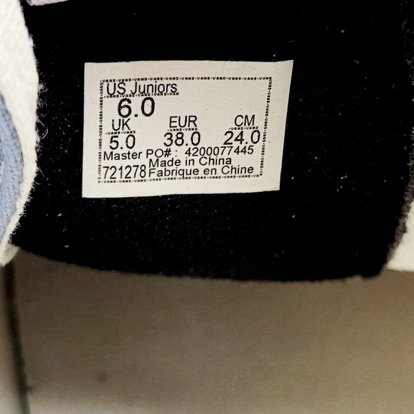 VANS Sk8-Mid Reissu Color Theory Checkerboard Ashley Blue Youth 6 - Picture 8 of 8